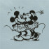 Portatodo Disney Carry All Mickey Y Minnie Kisses Azul