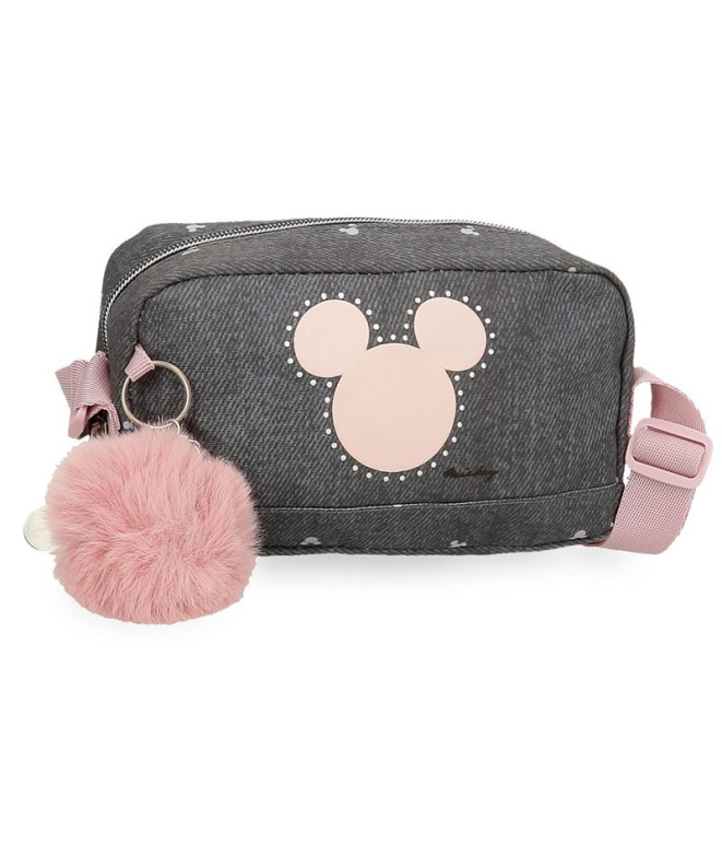 Bandolera Disney Shoulder Bag Mickey Studs Negro
