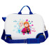 Maleta Infantil Disney Abs Rolling 4W. 45Cm. Frozen Sparkle Like Magic Blanco