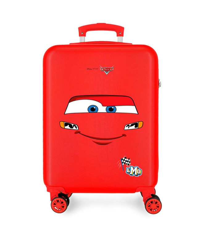 Trolley Disney Abs Suitcase 55Cm.4W. Cars Lmq Rojo