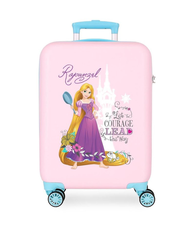 Trolley Disney Abs Suitcase 55Cm.4W Rapunzel Rosa