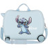 Maleta Infantil Disney Abs Rolling 4W.(2 Multid.) Stitch Make A Face Azul