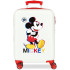 Trolley Disney Abs Suitcase 55Cm.4W. Mickey 3D Blanco