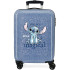 Trolley Disney Abs Suitcase 55Cm.4R. Stitch You Are Magical Azul