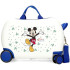 Maleta Infantil Disney Abs Rolling 4W. 45Cm. Mickey Best Friend Together Blanco
