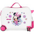 Maleta Infantil Disney Abs Rolling 4W. 50Cm.Minnie Super Helpers Blanco