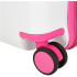 Maleta Infantil Disney Abs Rolling 4W. 50Cm.Minnie Super Helpers Blanco