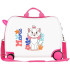 Maleta Infantil Disney Abs Rolling 4W.(2 Multid.) Aristocats Marie In Blanco