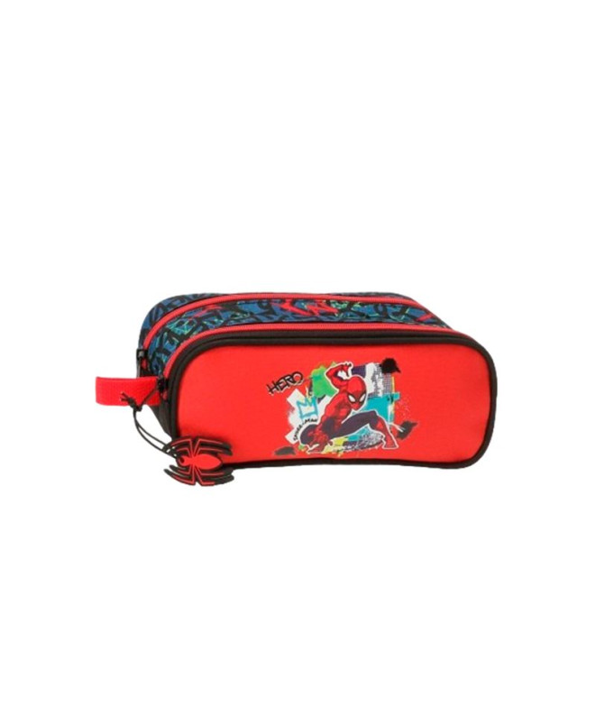 Neceser Marvel 2C.Spiderman Urban Rojo
