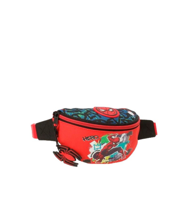 Riñonera Spiderman Urban Rojo