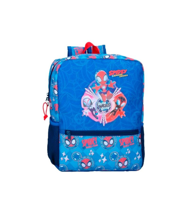 Mochila Marvel 33Cm. Spidey Power Of 3 Azul