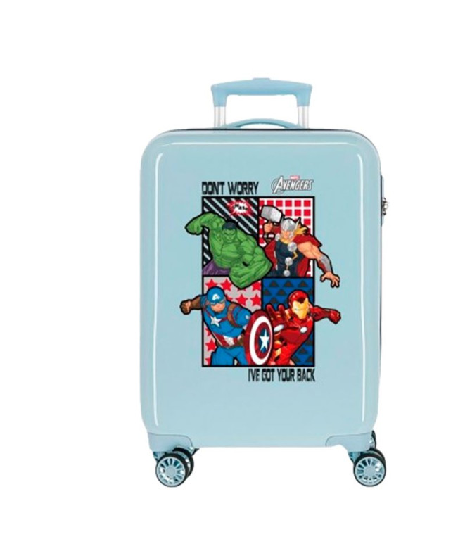 Maleta Marvel Abs 55Cm. All Avengers Azul Azul