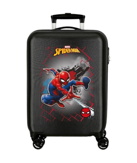 Trolley Marvel Abs 55Cm.4R.Spiderman Pop Rojo