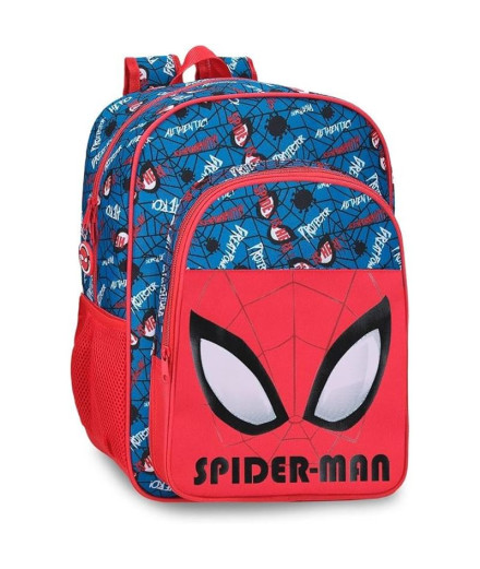Mochila Marvel Adapt 40Cm. Spiderman Authentic Rojo