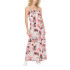 Vestido Only Onlwinner S/L Maxi Dre Mujer Cloud Dancer Blurry Flower