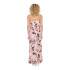 Vestido Only Onlwinner S/L Maxi Dre Mujer Cloud Dancer Blurry Flower