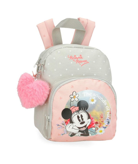 Mochila Disney Backpack 23Cm. Minnie Mouse Wild Nature Verde