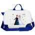 Maleta Infantil Disney Abs Rolling 4W. 45Cm. Frozen Seek Courage Blanco
