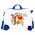 Maleta Infantil Disney Abs Rolling 4W.(2 Multid.) Winnie & Tigger Blanco