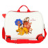 Maleta Infantil Disney Abs Rolling 4W.(2 Multid.) Simba & Friends Blanco