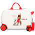 Maleta Infantil Disney Abs 4R.(2 Multi.) 45Cm. Vaiana And Friends Blanco