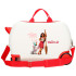 Maleta Infantil Disney Abs 4R.(2 Multi.) 45Cm. Vaiana And Friends Blanco
