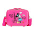 Neceser Disney Abs Adapt. Vanity Case Around The World Fuchsia Rosa