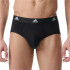 Calzoncillos Slip Adidas Active Flex Cotton Hombre Negro/Gris/Blanco Pack