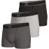 Calzoncillos Boxer adidas  Active Micro Flex Eco Negro/Melange/Gris Pack