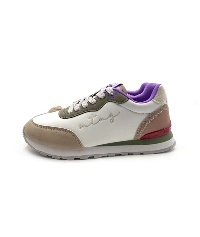 Zapatillas Mustang Joggo Mujer Goldy Blanco...