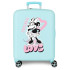 Trolley Disney Abs Suitcase 55Cm.4W. Minnie Heart Turquoise Azul