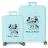 Trolley Disney Abs Luggage Set 2/ 55-70Cm.4W.Mickey & Minnie Turquoise Azul
