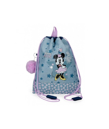 Saco De Merienda Disney Lunch Bag Minnie Style Azul