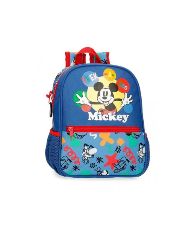 Mochila Disney Backpack 28Cm.Mickey Peek A Boo...