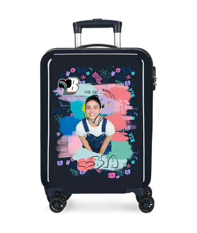 Trolley Disney Abs Suitcase 55Cm.4W.Bia Jeans Azul