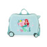 Maleta Infantil Disney Abs Rolling 4W.Princess Celebration Ariel Celeste