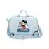 Maleta Infantil Disney Abs Rolling 4W.(2 Multi.) 45Cm. Mickey Road Trip Azul