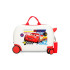 Maleta Infantil Disney Abs Rolling 4W.(2 Multi.) 45Cm. Cars Lets Race Blanco