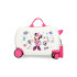 Maleta Infantil Disney Abs Rolling 4W.(2 Multi.) 45Cm.Minnie Party Blanco