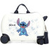 Maleta Infantil Disney Abs Rolling 4W.(2 Multi.) 45Cm. Happy Stitch Blanco