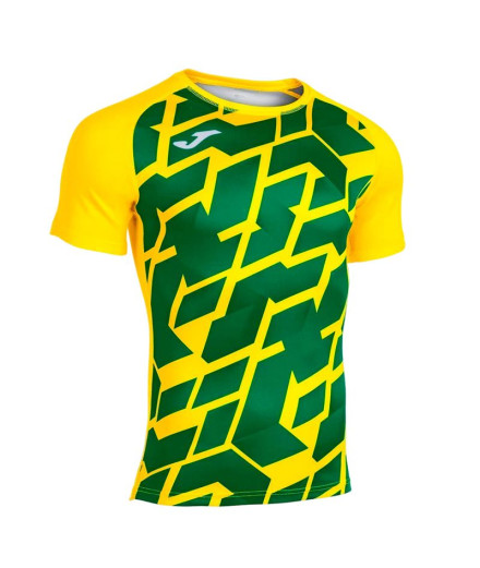 Camiseta de fútbol Joma Myskin III Amarillo/Verde