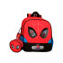 Mochila Marvel 25Cm.Spiderman Protector Rojo