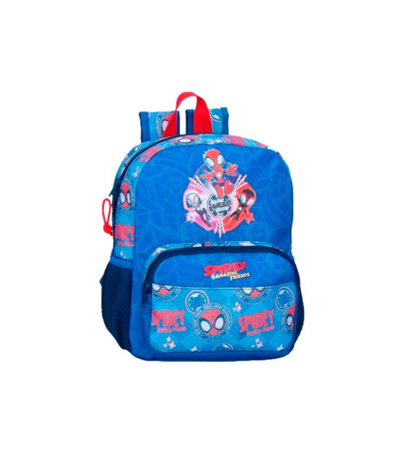 Mochila Marvel Adap. 28Cm.Spidey Power Of 3 Azul