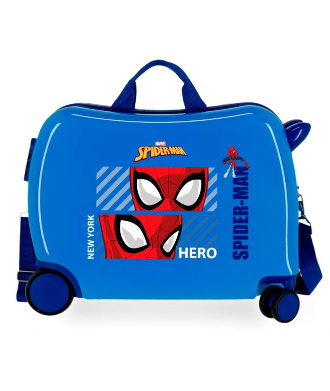 Maleta Marvel Inf.Abs 4R. Spiderman Hero Azul