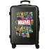 Maleta Marvel Abs 68Cm.4R.Comic Marvel Negro