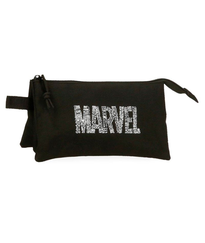 Neceser Marvel 3C.Marvel Characters Logo Negro
