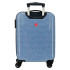 Trolley Marvel Abs 55Cm.4R. Spiderman Denim Azul