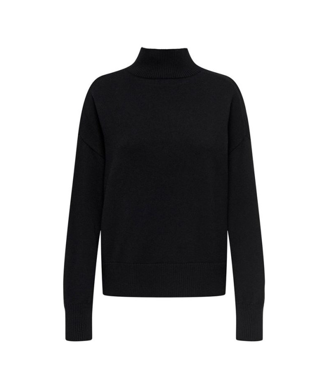 Sudadera Only Onlbari L/S Highneck Knt Mujer Black