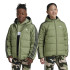 Cazadora adidas Essentials 3 Bandas Padded Infantil Verde