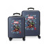 Set 2/Trolley Marvel Abs 55-68Cm. 4R. Avengers Team Marino Azul